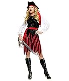 Caribbean Pirate Lady Adult Costume - Womens Sm/Md (2-8)