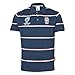Rugby World Cup Japan 2019 RFU Dual Branded Mens Jersey Stripe Polo Shirt - Navy