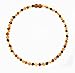 Amber Crown Teething Necklace for Babies, Multi-color