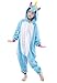 BELIFECOS Childrens Blue Unicorn Costumes Animal Onesies Cosplay Homewear Pajamas