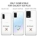OTBBA Samsung Galaxy S20 Plus Case, Clear Slim Cases with Soft TPU Anti-Yellow/Scratch/Reinforced Corner Protection Cover for Galaxy S20+ (6.7inch)