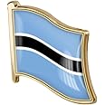 vmcoatdu Country Flag Pin Badge International Travel Brooch Metal Alloy Souvenir Pin for Hat Clothes Backpack