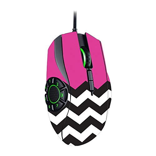 MightySkins Skin Compatible With Razer Naga Hex V2 Gaming Mouse - Hot Pink Chev…
