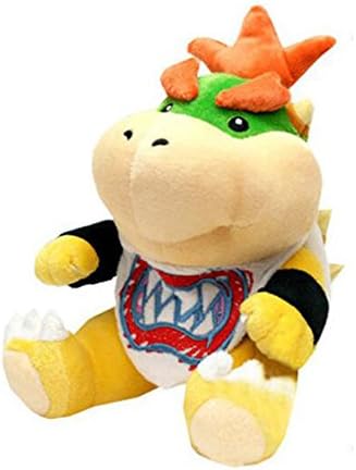 Toy Innovation Super Mario Bros Koopa Bowser Jr. Plush Soft Doll Toy Figure Stuffed Animal Gift