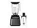 Blendtec Designer 725 Blender - WildSide+ Jar (90 oz) and Twister Jar (37 oz) BUNDLE - Professional-Grade Power - Self-Cleaning - 6 Pre-Programmed Cycles - 100-Speeds - Gunmetal/Black
