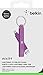 Belkin MIXIT Lightning to USB Keychain with 2.4 Amp Lightning ChargeSync Cable for iPhone, iPad and iPod (Purple)