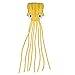 American Summertime Parafoil Octopus Kite with String and Storage Bag,Yellow | Quality Toys for Boys | Best Beach Toy | Boys Toy | HUGE Kite Toy Over 16 Feet Long | 300 ft String