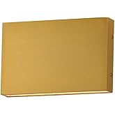 ET2 Lighting E23211-NAB Brik - 28W 2 LED Outdoor Wall Mount-7 Inches Tall and 11.75 Inches Wide, Finish Color: Natural Aged B