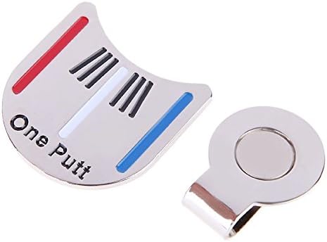 Outdoor Alloy Golf Alignment Aiming Tool Ball Marker Magnetic Hat Clip Golf Accessories