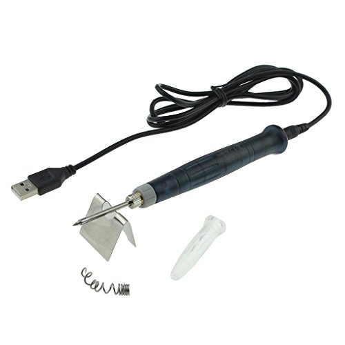 ULKEME Mini Portable USB 5V 8W Electric Powered Soldering Iron Pen Tip Touch - Thumbnail 4