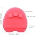 INNERNEED Food-grad Soft Silicone Body Scrubber Shower Cleansing Brush Gentle Exfoliating Bath Glove, SPA Massage Skin Care Tool (Pink)