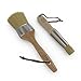 Chalk & Wax Brush set with Stencil Brush included - Paint Brushes with Natural Boar Bristles for Wax Art