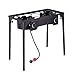 LAZYMOON Double Burner Gas Stove Cooking Stand Camping Patio Gas Grillsthumb 1
