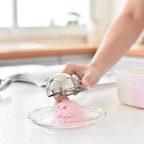 Small Cookie scoop, Ice Cream Scoop with Trigger,18/8 Stainless Steel