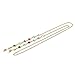 Eyeglass Chains Sunglasses Neck Strap Cord Beaded Reading Glasses Chain Holder Lanyards Eyewear Retainer for Women (Gold)