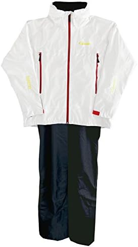 がまかつ Gamakatsu レインウェア ゴアテックス スーツ M ホワイト Gm 3446 Symmetrix Co Jp