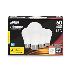 Feit Electric A19 LED Light Bulb, 60W
