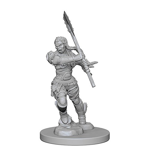 Wizkids Pathfinder Deepcuts Unpainted Minis:halforc Female Barbarian