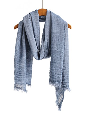 Ws natural scarf / shawl / wrap men and women linen feel scarves …
