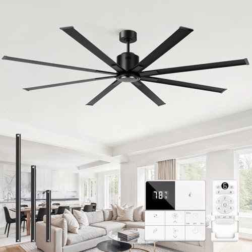WOVTAIE 96 Inch Industrial Ceiling Fan
