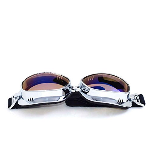 Egal Unisex ABS PC Windproof Dust-proof Motorcycle Riding Eyewear Outdoor Motorbike Goggles UV Protection Helmet Glasses colorful - Thumbnail 4