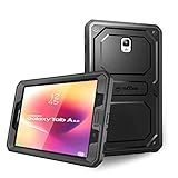 Fintie Shockproof Case for Samsung Galaxy Tab A 8.0 2017 Model T380 / T385, Rugged Unibody Dual Layer Hybrid Full Protective Cover w/Built-in Screen Protector for Galaxy Tab A 8.0 2017 Release, Black