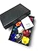 Unibuy Men's Lapel Pin Set with Handmade Flower Boutonniere For Suit (Gift Box Of 12)