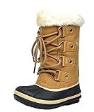 ARCTIV8 SYRACUSE New Kids Boys/Girls Casual Everyday Faux Fur Lining Padded Insole Lace/Zip Up Winter Outdoor Snow Skii Boots