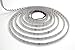 LEDMY® Flexible Led Strip Lights, DC 24V 12W SMD3528 150LEDs IP68 Waterproof Under Cabinet Lights Cool White 6000K 5Meter/ 16.4Feet, led Tape Lights Using for Homes, Kitchen Decortation，Outside
