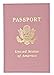 Marshal USA Gold Logo Passport Cover Holder for Travel
