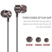 Earphone,Q-YEE In-Ear Earbuds Earphones, 3.5mm Metal Housing Headset Built-in Mic/Hands-free/Volume Control (Black)