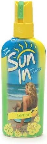 Sun-In Hair Lightener Spray Lemon Fresh 4.7 OZ - Buy Packs and SAVE (Pack of 4)