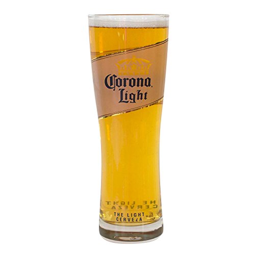 Corona light oslo drinking glass
