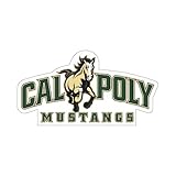CollegeFanGear Cal Poly Small Decal 'Calpoly Mustangs Primary Mark'