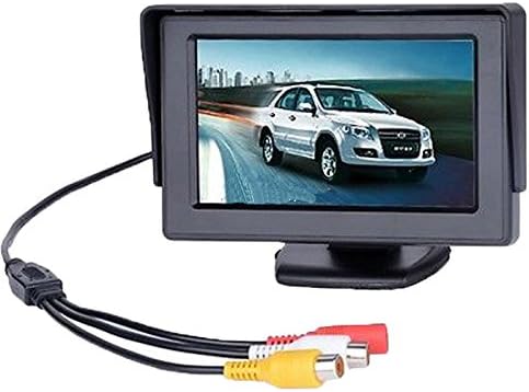 Alria 4.3" TFT LCD Digital Monitor for Car Rear View Reverse Display, DVD, VCR CCTV, G9