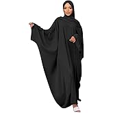 Muslim Dress for Women Pakistani Kaftan Abaya Robe + Hijab Arabic Islamic Prayer Clothes Dubai Outfits