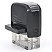 Custom Self Inking Rubber Stamp - Up to 4 Lines of Text - Choose from 15 Ink Colors - Medium Size