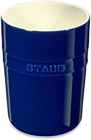 Ceramic Utensil Holder (1, Dark Blue)