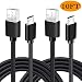 10 Ft Micro USB Power Cable for Fire TV Intel Computer, Roku,Kindle Touch, Keyboard, DX, Chromecast and Azulle Quantum Access Asus Vivo Stick Mini, Cloud Cam PC Data Sync Cord