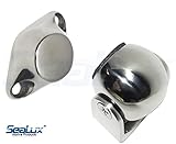 SeaLux Marine 316 Stainless Steel Pivoting Magnetic Door and Window Holder Set