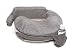 My Brest Friend Nursing Pillow Deluxe Slipcover - Machine Washable Breastfeeding Cushion Cover - Pillow not Included, Evening (Dark Grey)