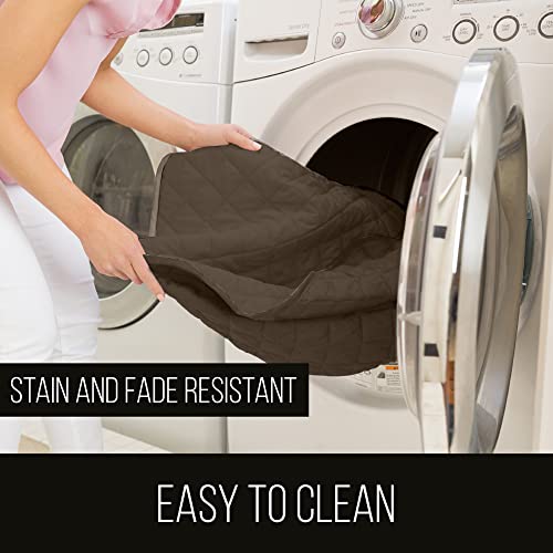 Sofa Shield Patented Couch Covers, Reversible Tear and Stain Resistant