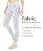 QUEENIEKE Women Yoga Leggings Workout Tights Running Pants Size M Color White Grey Space Dye Long