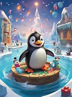 Livro Os Pinguins Aventureiros do Pólo Sul: Em busca de Tesouros Congelados e Amizades Mágicas no Gélido Polo Sul!