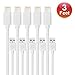 Travalo 5 Pack [Heavy Duty] Lightning Cable for iPhone iPad and iPod - 3 Feet / 1 metre (Variety color)