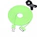 Colorful 30pin USB Data Sync and Charge Cable Compatible with Iphone 4/4s, Iphone 3g/3gs, Ipod (Green,10ft Long)