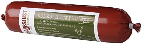 Elegant Venison with Potato, Parsnip and Blueberries Sausage Hypoallergenic (1 x 800 g)