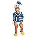 Disney Donald Duck Costume Bodysuit for Baby Size 3-6 MO Multi