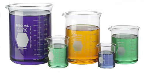 Kimble - 14080-01 Griffin Beaker Starter Pack - 50, 100, 250, 600, 1000 mL - Thumbnail 2