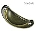 StarSide Antique Brass Furniture Handle Cabinet Knob Drawer Shell Pull(Pack of 10)
